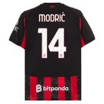 Nogometni Dresovi A.C. Milan Modrić 14 Domaći 2025-26 Kratkih Rukava
